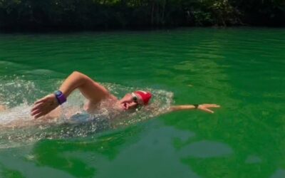 🌊 Natacha relève le défi des 16 kilomètres du Flow des Gabarriers 🏊♀️