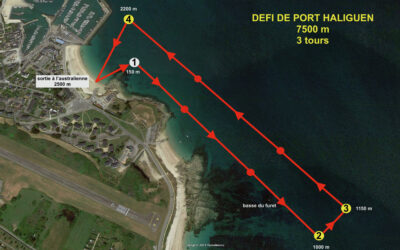 Nicolas au défi du 7,5 km de Quiberon